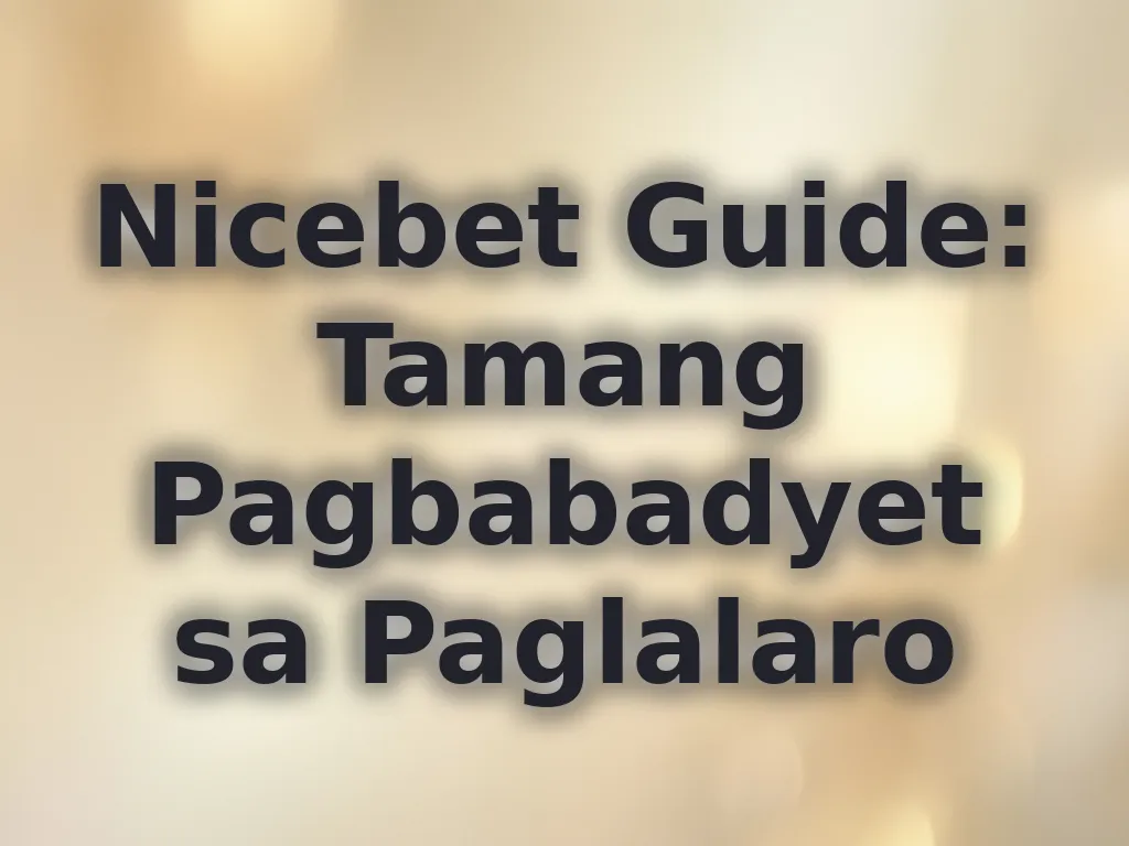 Tips sa tamang pagbabadyet