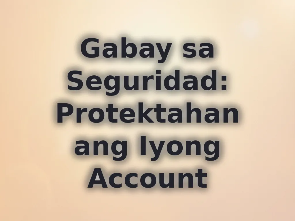 Seguridad ng account